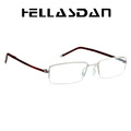 正品德国Hellasdan华尔诗丹眼镜框 男款纯钛半框近视眼镜架 9060