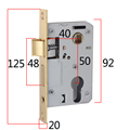 5040锁体家用室内卧室锁舌门锁配件通用型木门锁房门锁芯锁具房间