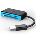 SSK飚王多功能高速USB3.0读卡器多合一可读CF卡SD相机卡TF手机卡