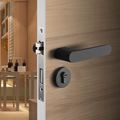 简约生态门锁室内家用卧室木门锁磁吸静音房门锁具分体极简门把手