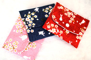 日本和风卫生巾收纳包姨妈巾护垫纸巾收纳袋神器 小巧便携 月事包