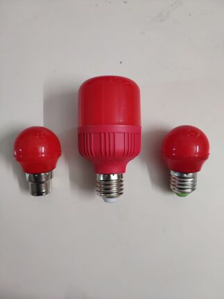 LED球泡灯灯笼3W红色灯E27B22超亮红色灯泡