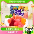 韩国进口LOTTE休闲零食混合水果味果汁软糖70gqq糖儿童橡皮糖