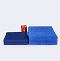 火焰蓝被套小内务被罩叠好成型豆腐块毛巾被模型被海蓝小定型被子