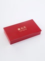 透明藏红花盒木盒子红色西红花空定制定做高档礼品礼盒6瓶包装盒