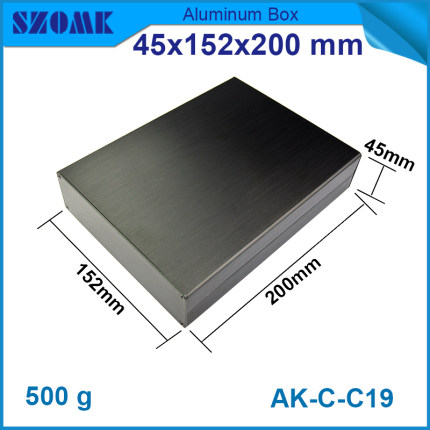 SZOMK45*152*200 AK-C-C19铝合金壳体/铝型材分体式电源控制外壳