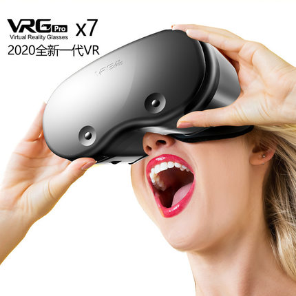 VR眼镜G手机游戏3D电影现实头盔魔镜头戴元宇宙新品眼镜智能