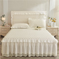 100%纯棉床裙罩床罩单件全棉加厚防尘床垫保护套1.5米1.8床笠防滑