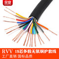 纯铜国标18芯护套线RVV18*0.3 0.5 0.75 1 1.5 2.5平方信号