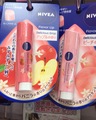 现货日本版NIVEA妮维雅润唇膏保湿滋润补水防干裂苹果水蜜桃子味