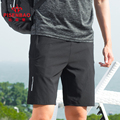 跑步运动五分裤男夏季健身薄款弹力速干吸汗徒步休闲宽松大码短裤