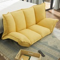 沙发小户型可以当床网红款地上小沙发可折叠躺椅双人卧室小沙发