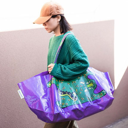 若愚工坊RUOYUSTUDIO原创设计紫气东来龙购物袋