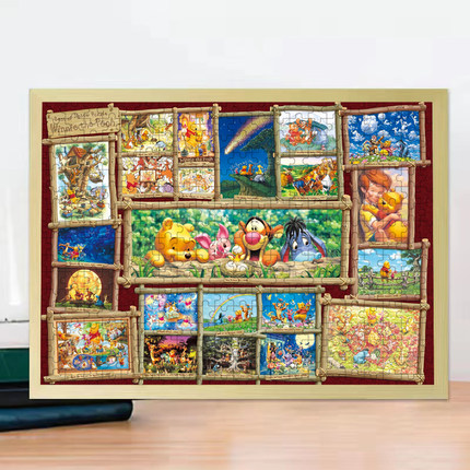 Clementoni迪士尼叠叠乐木质拼图1000/500/300片益智玩具儿童礼物