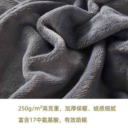 A类加厚牛奶绒四件套定制冬季保暖珊瑚绒床笠款加绒纯色床上4件套