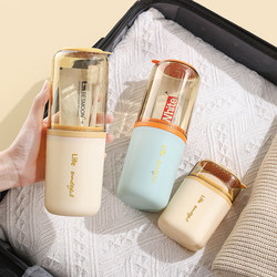 旅行漱口杯皂盒便携式洗漱套装刷牙杯香皂牙刷收纳盒外出旅游神器