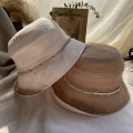 日本和纸防晒帽子女夏季渔夫帽防紫外线轻薄双色时尚百搭遮阳盆帽