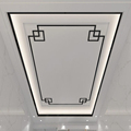 。天花板立体墙贴中式吊顶天花板边框装饰条亚克力石膏线顶角压边