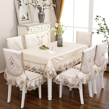 新款凳子套罩中式餐桌椅子套罩家用餐椅套罩简约加厚椅套椅垫套装