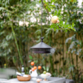 蚊香盒铁艺家用花园悬挂式创意熏香炉户外露营防风带盖蚊香托盘