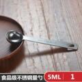 304不锈钢量勺1g2g3g5g4g克勺咖啡婴儿米粉克数勺子15ml定量奶粉