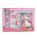 韩国进口 Hello Kitty 凯蒂猫 文具套装铅笔水彩笔橡皮文具盒礼盒