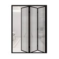 折叠门隔断极窄定制隐形铝合金风格长虹K玻璃门卫生间门厨房推拉