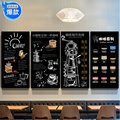 新款抽象图案美式工业风挂画咖啡厅奶茶店黑板画工艺画墙壁装饰