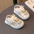 夏季男宝宝女学步鞋婴儿0r一1-3岁半夏鞋子男童10个月软底包头凉
