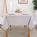 2017 simple modern solid desk waterprooLf linen table cloth