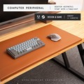 扣边超大号滑鼠垫办公桌垫书桌垫学习写字电脑键盘折边桌面垫皮革