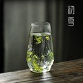 玻璃观山杯日式绿茶泡茶杯家用个人专用花茶透明待客杯子高档水杯