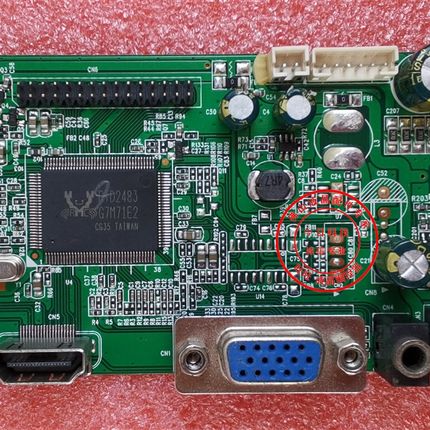 全新 TUOPU R240I RTD2483-CG-LS_R40.2 驱动板 VGA HDMI恒流一体