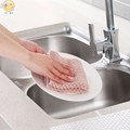 Babe velvet fish scale rag kitchen absorbent scouring pad
