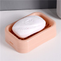 格子双层卫生皂盒 沥水网格PP香皂盒 便携双格旅行肥皂盒