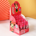 迪士尼 闪亮口红糖草莓味儿童米奇发光玩食整盒12支小女孩糖果60g