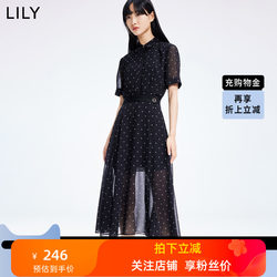 LILY2022夏新款女装时尚设计感两件套洋气小众宽松舒适衬衫连衣裙
