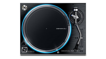 新品天龙DENON VL12 Prime DJ专用搓盘黑胶唱机带炫彩蓝灯现货