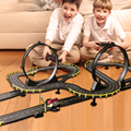 路轨轨道车电动遥控轨道赛车手摇赛道车儿童男孩玩具益智智力动脑