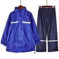 儿童雨衣套装长袖连帽户外保暖防风防水分体式雨衣雨裤防寒2件套
