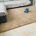 混纺新品加厚客厅地毯茶几毯可手洗沙发卧室满铺地垫门口垫纯色