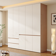 衣柜家用卧室实木柜子现代简约简易大衣橱分段式小户型定制挂衣柜
