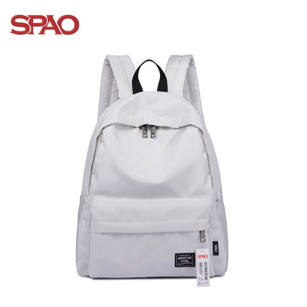 韩国SPAO 23春新款EXO SJ AOA纯色双肩包书包背包商务时尚旅行包