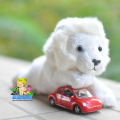 毛绒公仔玩偶趴款小狮子玩偶仿真动物白狮稀有动物可爱娃娃