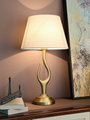 全铜台灯床头灯卧室美式轻奢高级感客厅奢华复古主卧法式新款灯具