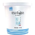 新疆瑞缘巴音布鲁克0无糖酸奶低热量脱脂低脂脂肪健身桶装大桶1kg
