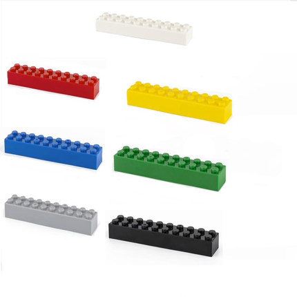 国产MOC 3006 小颗粒益智积木 零配件92538 2x10基础砖