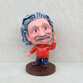 爱因斯坦真人摇头公仔定做 DIY人偶 陶偶雕像 手工礼品 汽车摆件