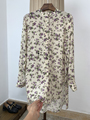 高端大牌紫罗兰印花法式真丝衬衫女设计感小众2024桑蚕丝上衣外套
