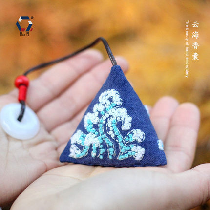 钱【丽】新款端午粽子DIY材料包手工刺绣材料包半成品套装